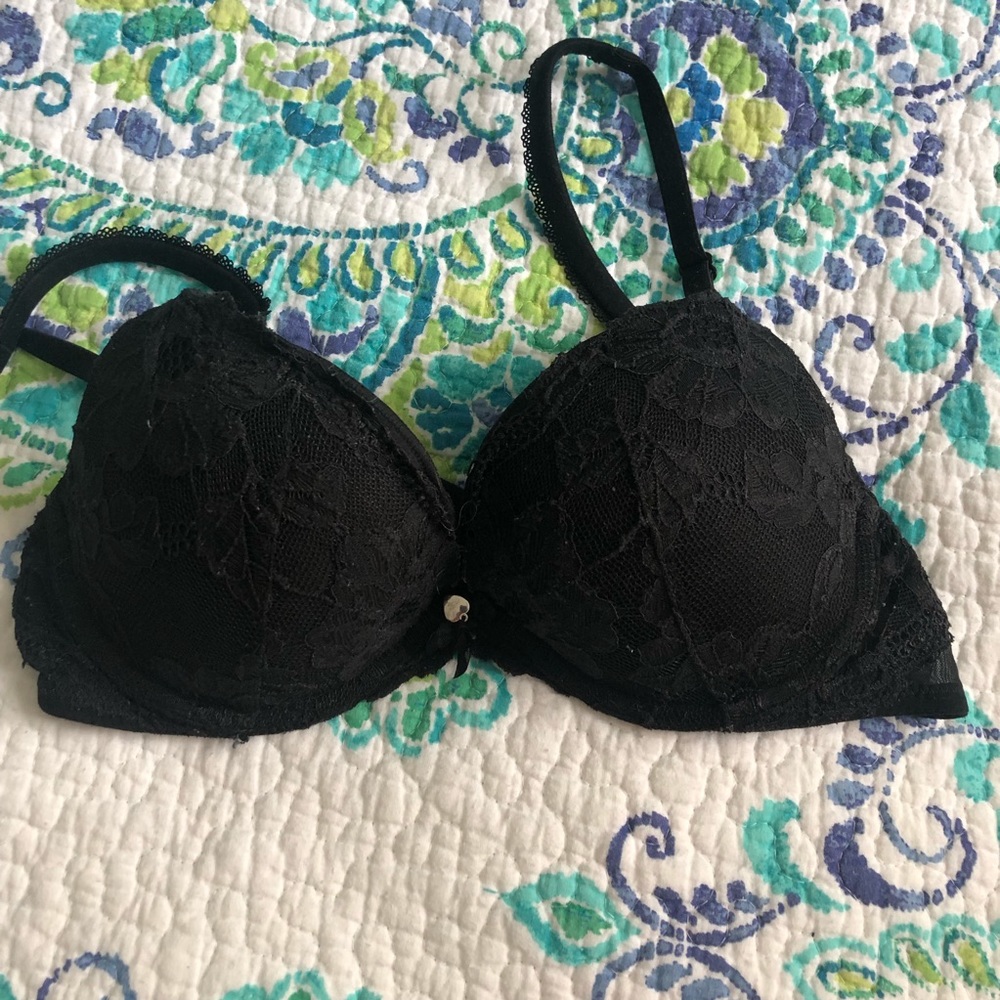 Used.  Push-Up Lace Bra.
